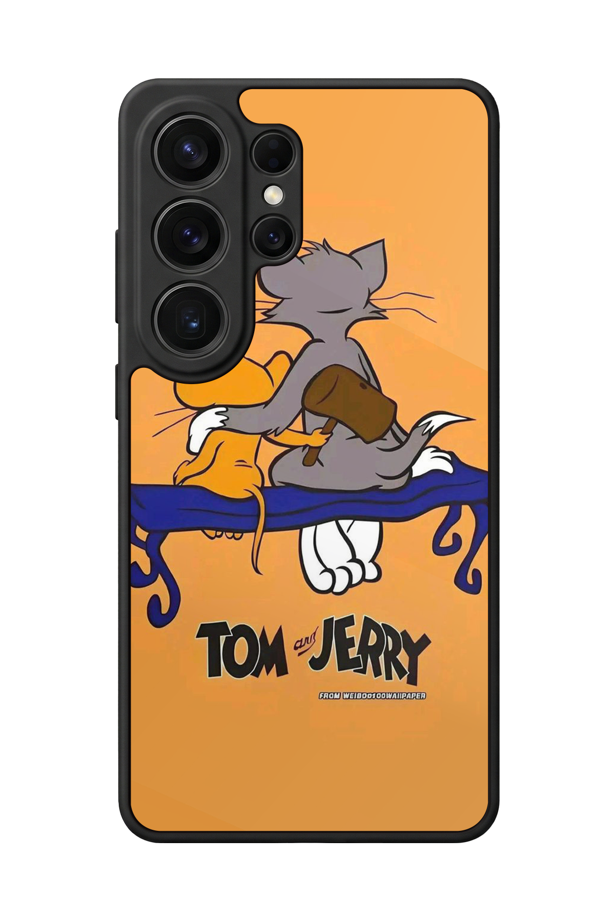 Samsung Galaxy S26 Ultra Uyumlu Tom And Jerry Tasarımlı Glossy Premium Kılıf