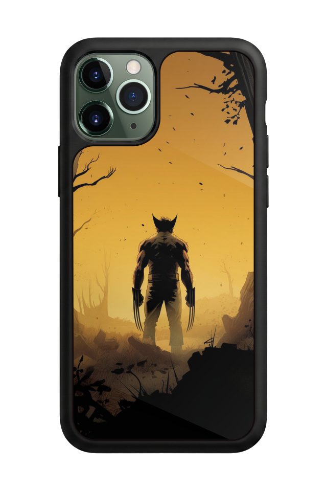 iPhone 11 Pro Uyumlu Wolverine Tasarımlı Glossy Premium Kılıf