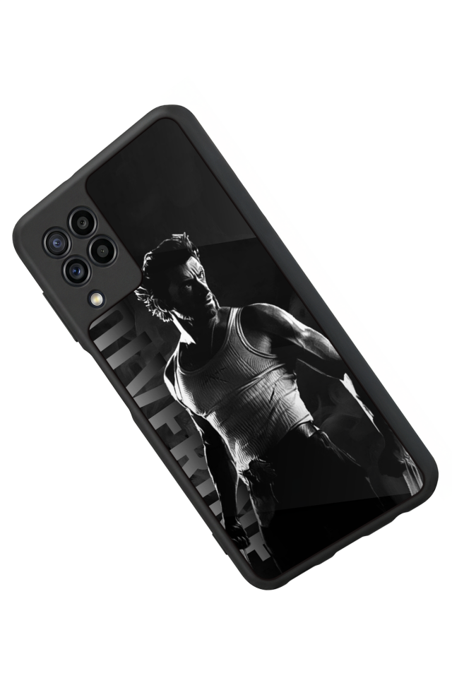 Samsung Galaxy M22 Uyumlu Wolverine Tasarımlı Glossy Premium Kılıf