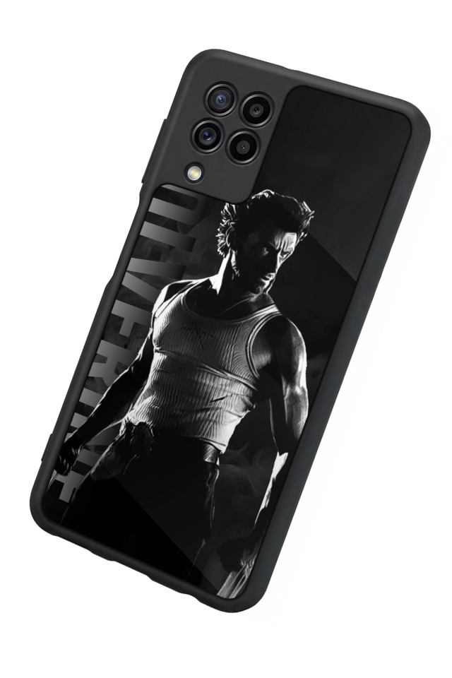 Samsung Galaxy M22 Uyumlu Wolverine Tasarımlı Glossy Premium Kılıf