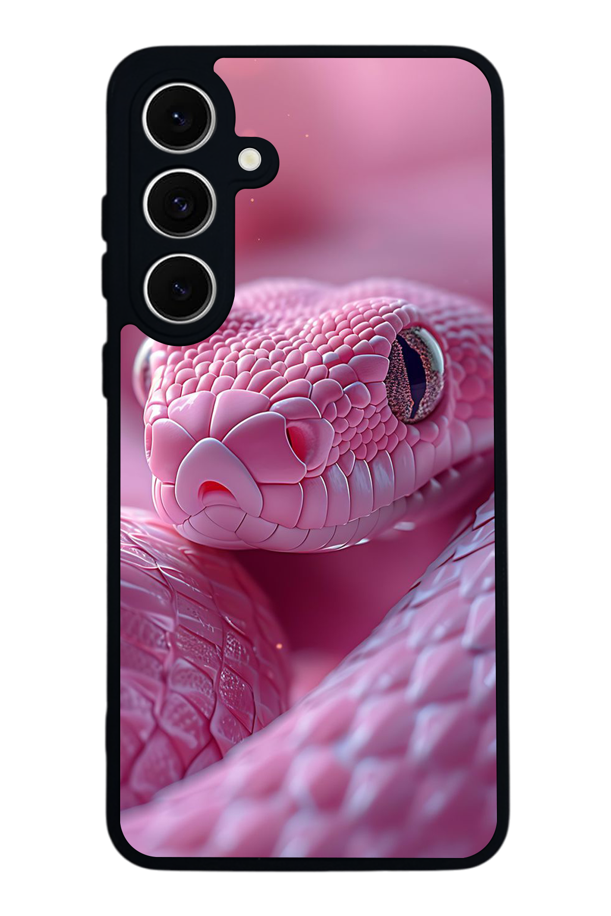 Samsung Galaxy S24 FE Uyumlu Yılan Tasarımlı Glossy Premium Kılıf