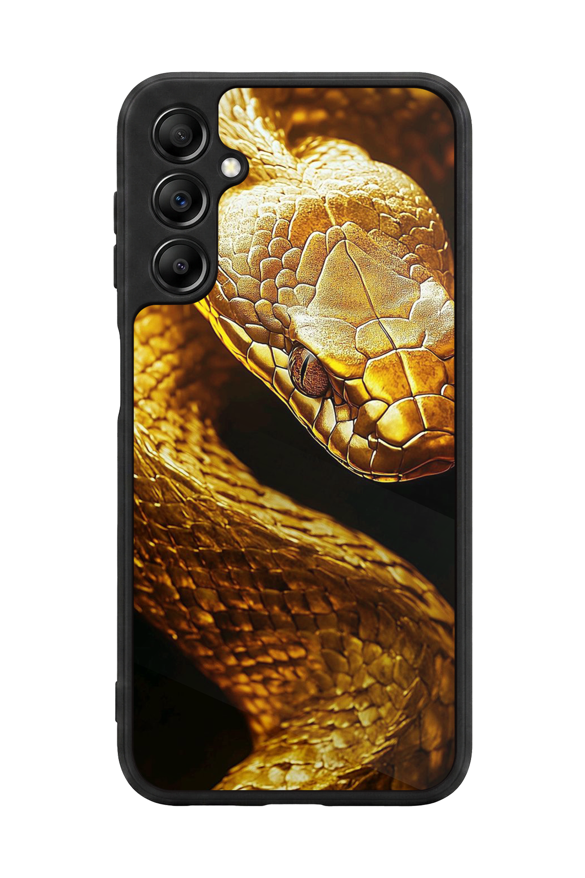 Samsung Galaxy A14 Uyumlu Yılan Tasarımlı Glossy Premium Kılıf