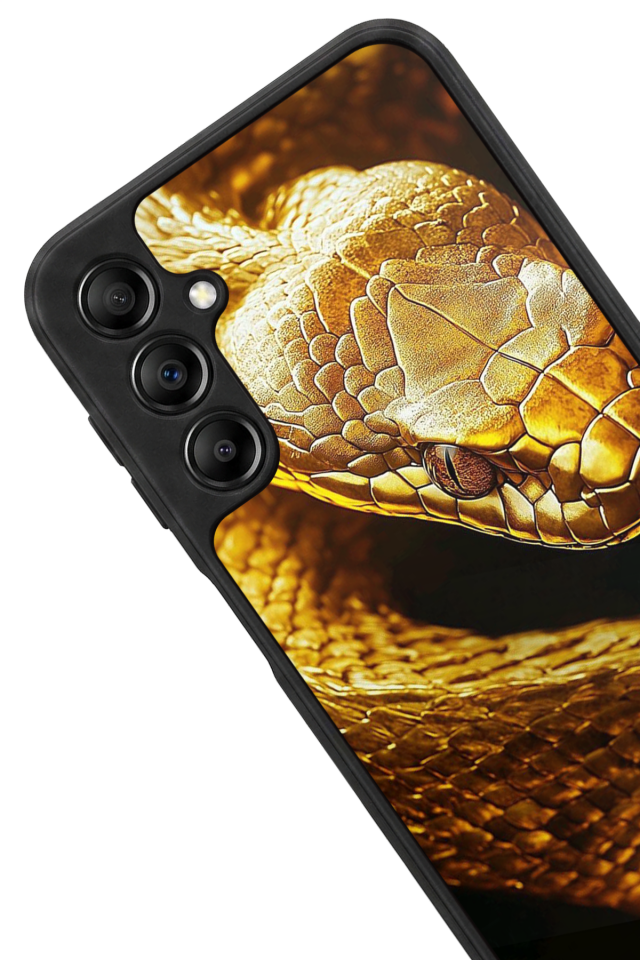 Samsung Galaxy A14 Uyumlu Yılan Tasarımlı Glossy Premium Kılıf