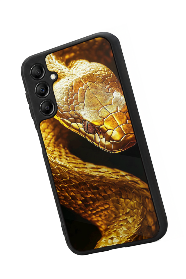 Samsung Galaxy A14 Uyumlu Yılan Tasarımlı Glossy Premium Kılıf