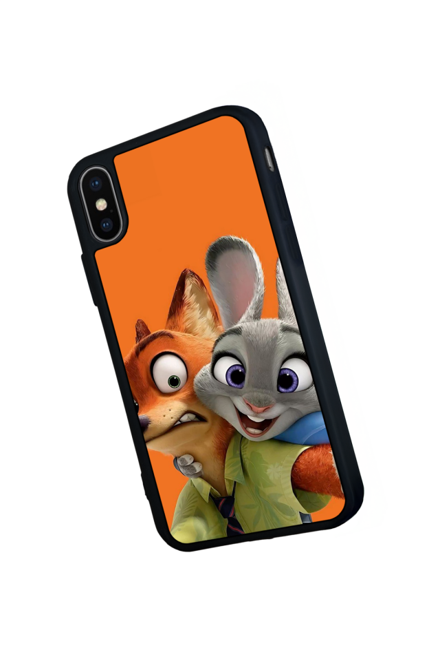 iPhone XS Max Uyumlu Zootropolis Tasarımlı Glossy Premium Kılıf
