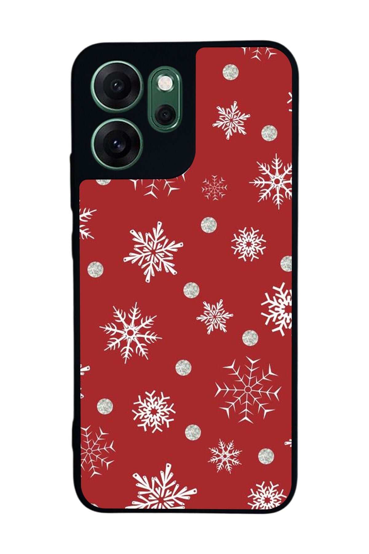 Oppo Reno 14F Uyumlu Yilbasi Christmas Tasarımlı Glossy Premium Kılıf