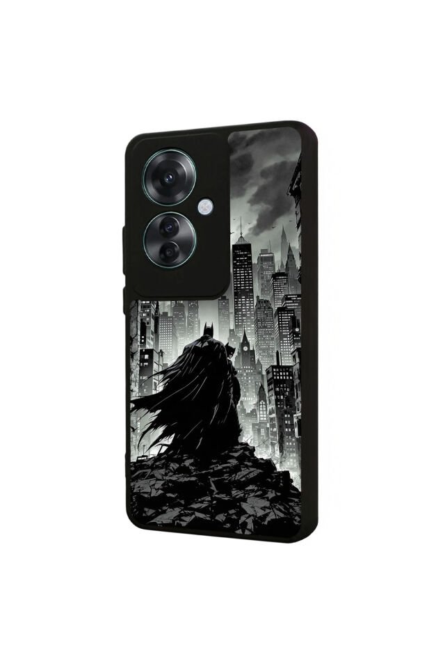 Oppo Reno 11F Uyumlu Batman Tasarımlı Glossy Premium Kılıf