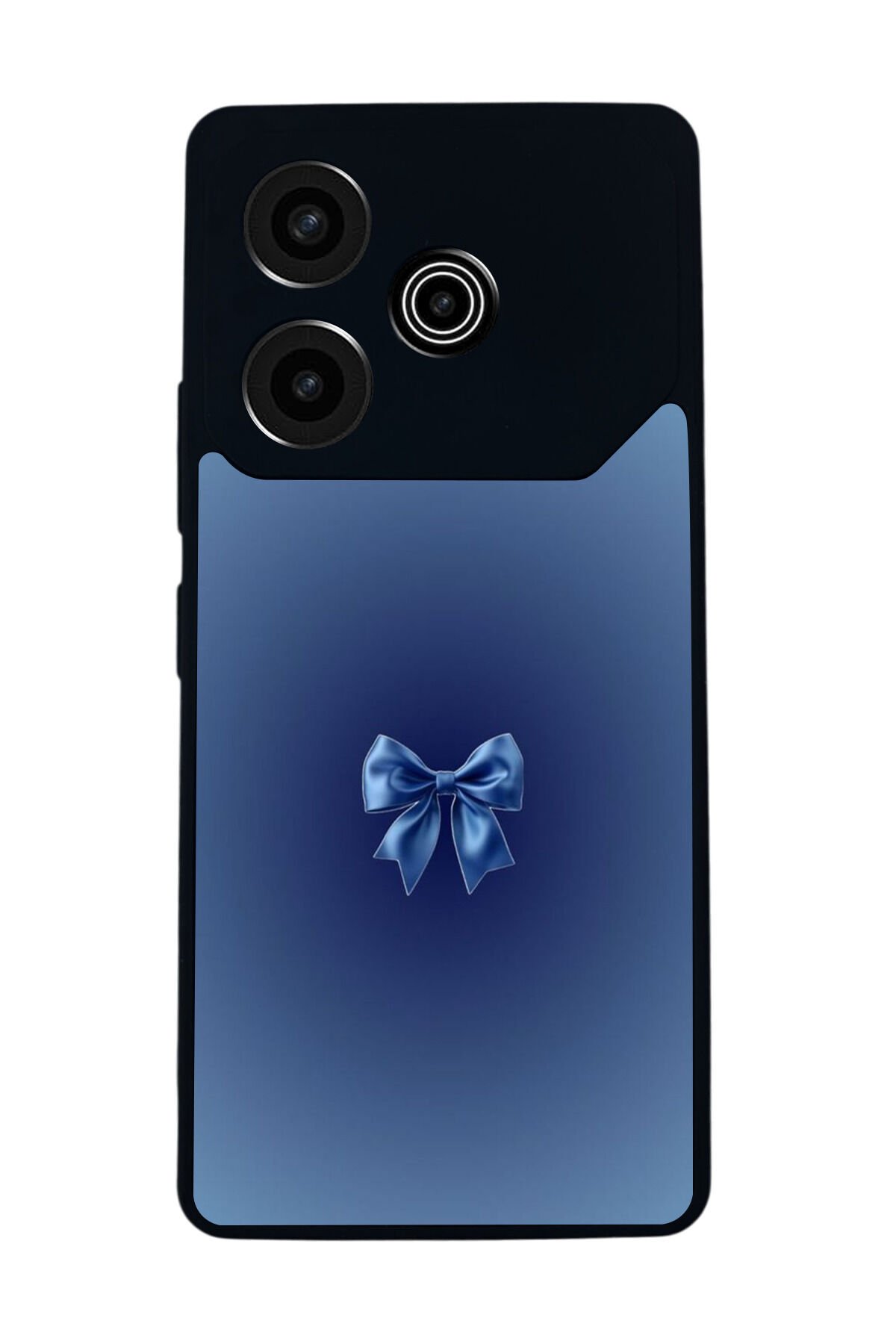 Tecno Pova 6 Uyumlu Kurdele Tasarımlı Glossy Premium Kılıf