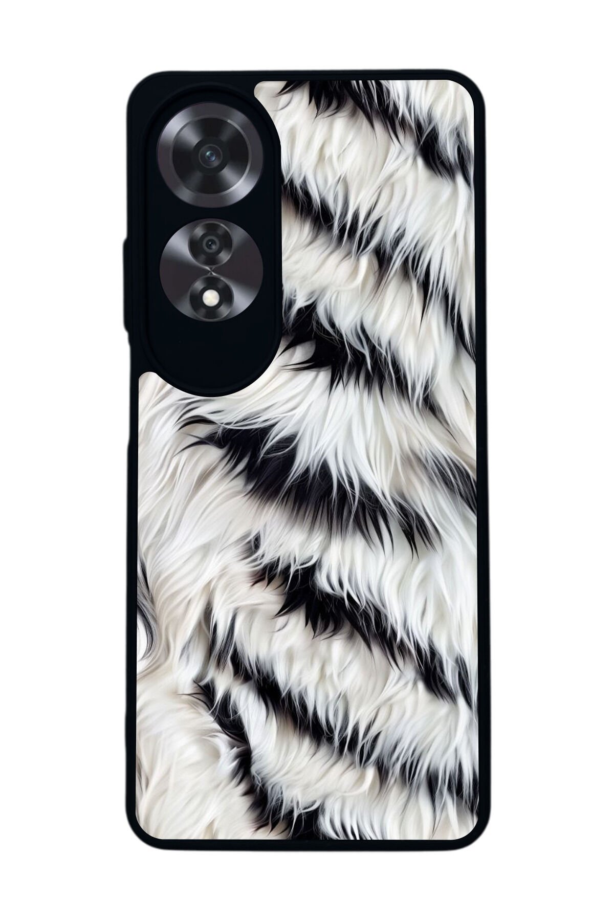 Oppo A60 Mat Siyah uyumlu Kılıf – Yumuşak Silikon, Koruyucu, Şok Emici Kapak