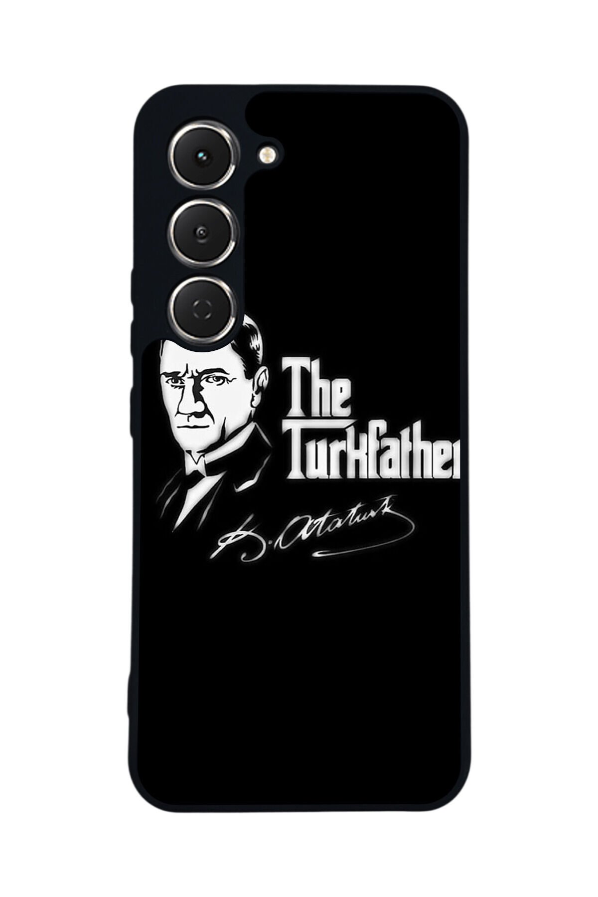 Tecno Spark 40 Pro Uyumlu Mustafa Kemal Ataturk Tasarımlı Glossy Premium Kılıf