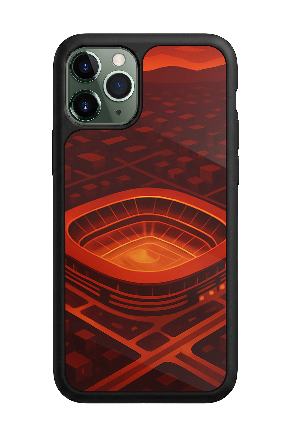 iPhone 11 Pro Uyumlu Aslan Tasarımlı Glossy Premium Kılıf