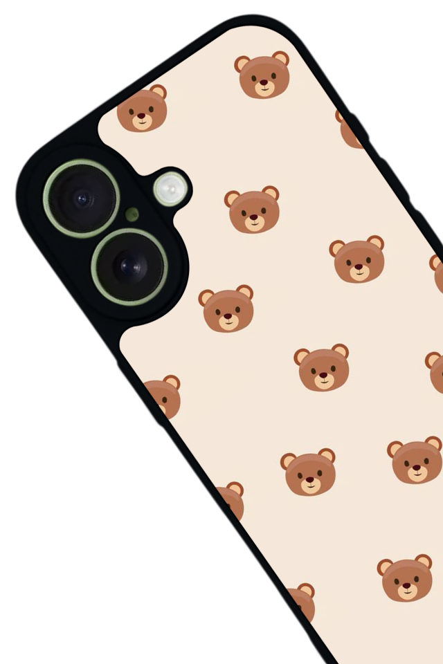 iPhone 17 Uyumlu Ayı Tasarımlı Glossy Premium Kılıf