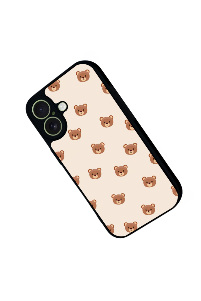 iPhone 17 Uyumlu Ayı Tasarımlı Glossy Premium Kılıf