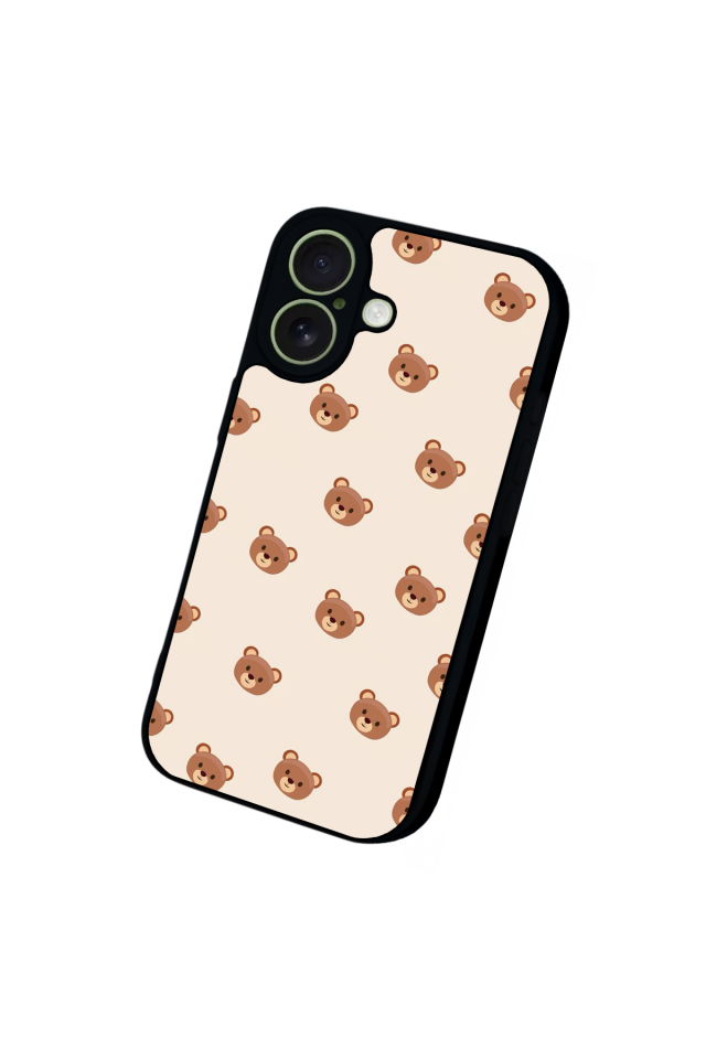 iPhone 17 Uyumlu Ayı Tasarımlı Glossy Premium Kılıf