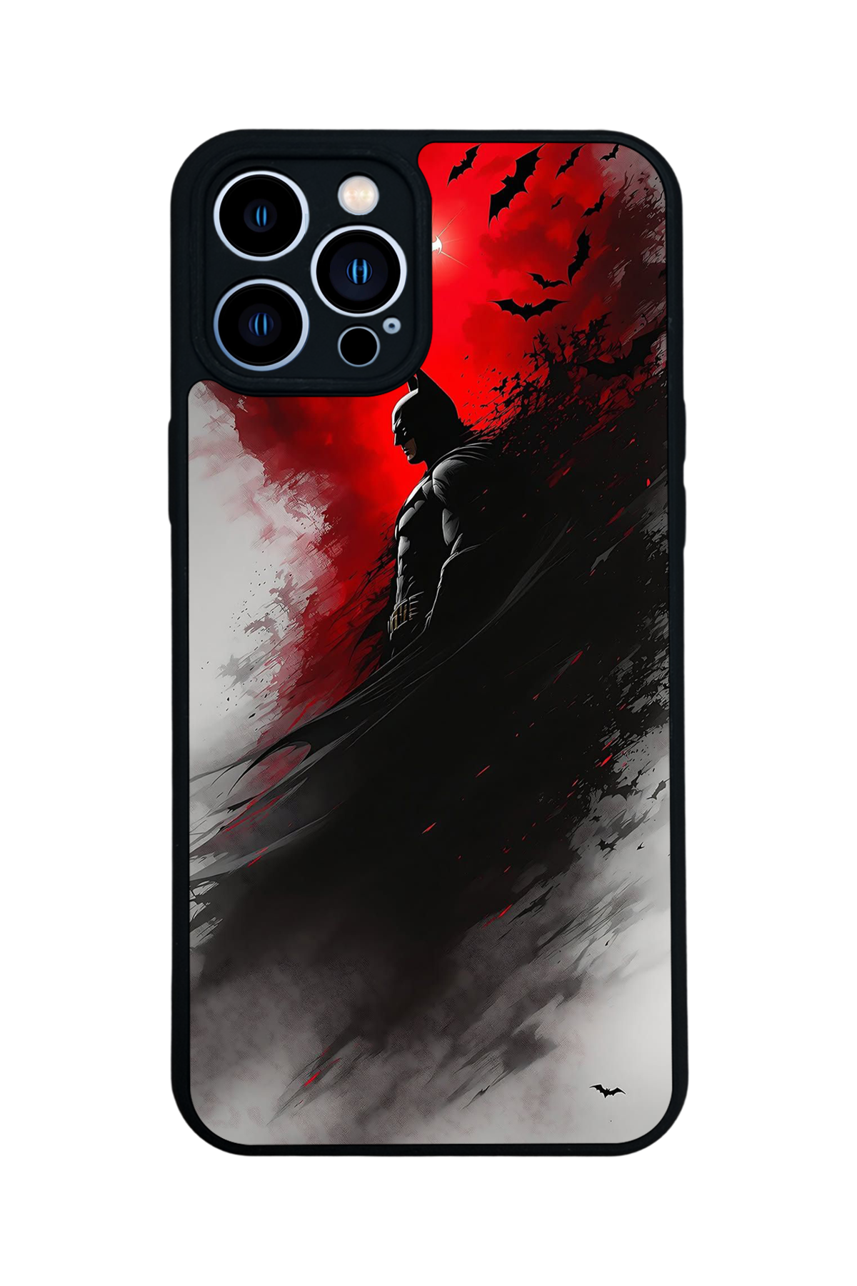 iPhone 13 Pro Max Uyumlu Batman Tasarımlı Glossy Premium Kılıf