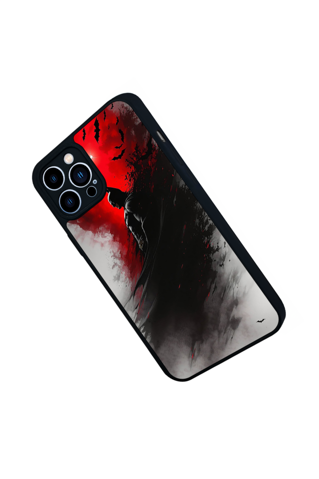 iPhone 13 Pro Max Uyumlu Batman Tasarımlı Glossy Premium Kılıf