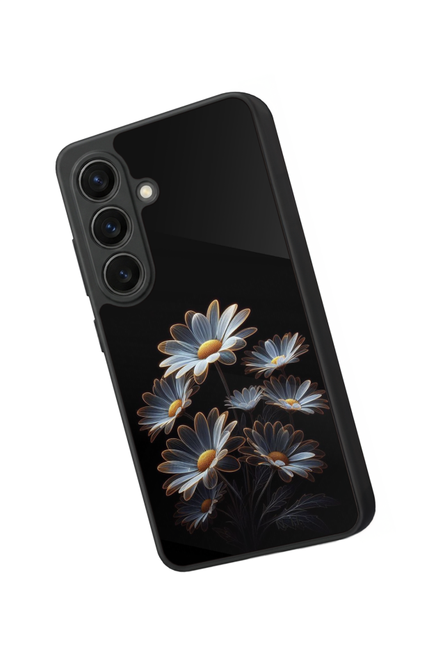 Samsung Galaxy S26 Uyumlu Cicek Tasarımlı Glossy Premium Kılıf