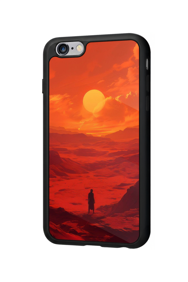 iPhone 6 Plus Uyumlu Güneş Tasarımlı Glossy Premium Kılıf