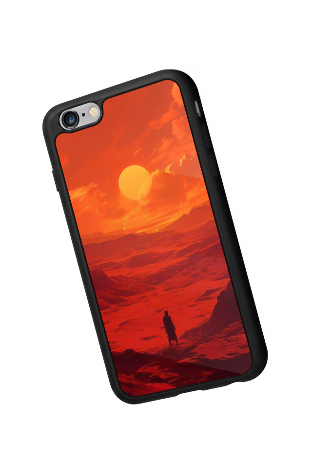 iPhone 6 Plus Uyumlu Güneş Tasarımlı Glossy Premium Kılıf