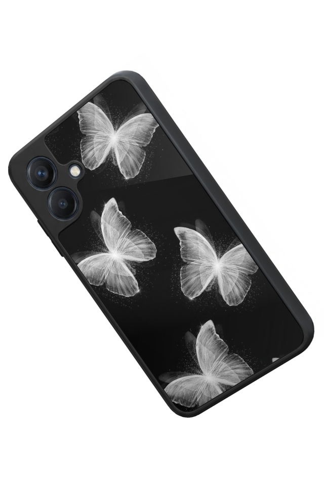 Samsung Galaxy A07 Uyumlu Kelebek Tasarımlı Glossy Premium Kılıf