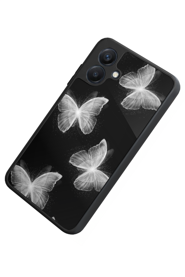 Samsung Galaxy A07 Uyumlu Kelebek Tasarımlı Glossy Premium Kılıf