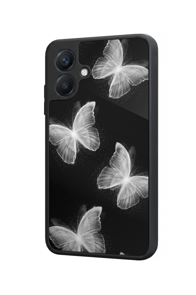 Samsung Galaxy A07 Uyumlu Kelebek Tasarımlı Glossy Premium Kılıf