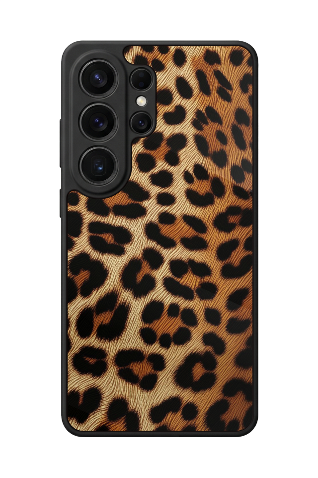 Samsung Galaxy S26 Ultra Uyumlu Leopar Tasarımlı Glossy Premium Kılıf