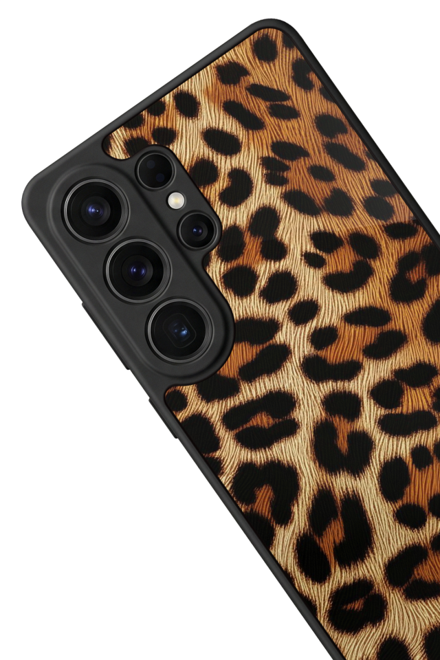 Samsung Galaxy S26 Ultra Uyumlu Leopar Tasarımlı Glossy Premium Kılıf
