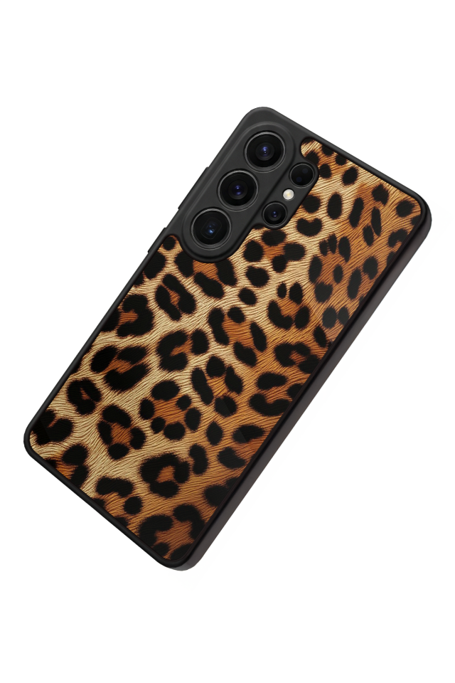 Samsung Galaxy S26 Ultra Uyumlu Leopar Tasarımlı Glossy Premium Kılıf