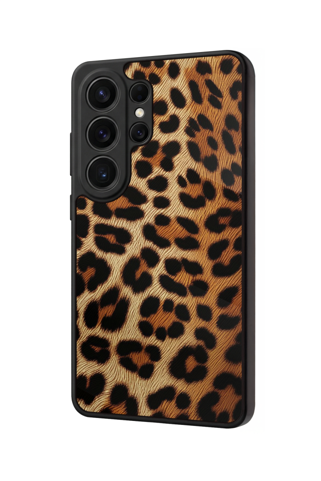 Samsung Galaxy S26 Ultra Uyumlu Leopar Tasarımlı Glossy Premium Kılıf
