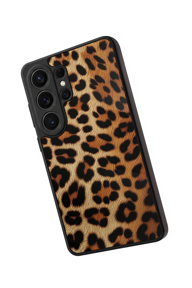 Samsung Galaxy S26 Ultra Uyumlu Leopar Tasarımlı Glossy Premium Kılıf