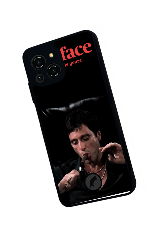 Reeder S23 Pro Max Uyumlu Scarface Tasarımlı Glossy Premium Kılıf