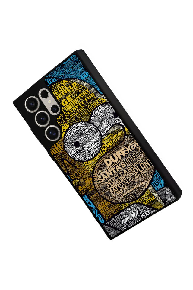 Samsung Galaxy S24 Ultra Uyumlu The Simpsons Tasarımlı Glossy Premium Kılıf