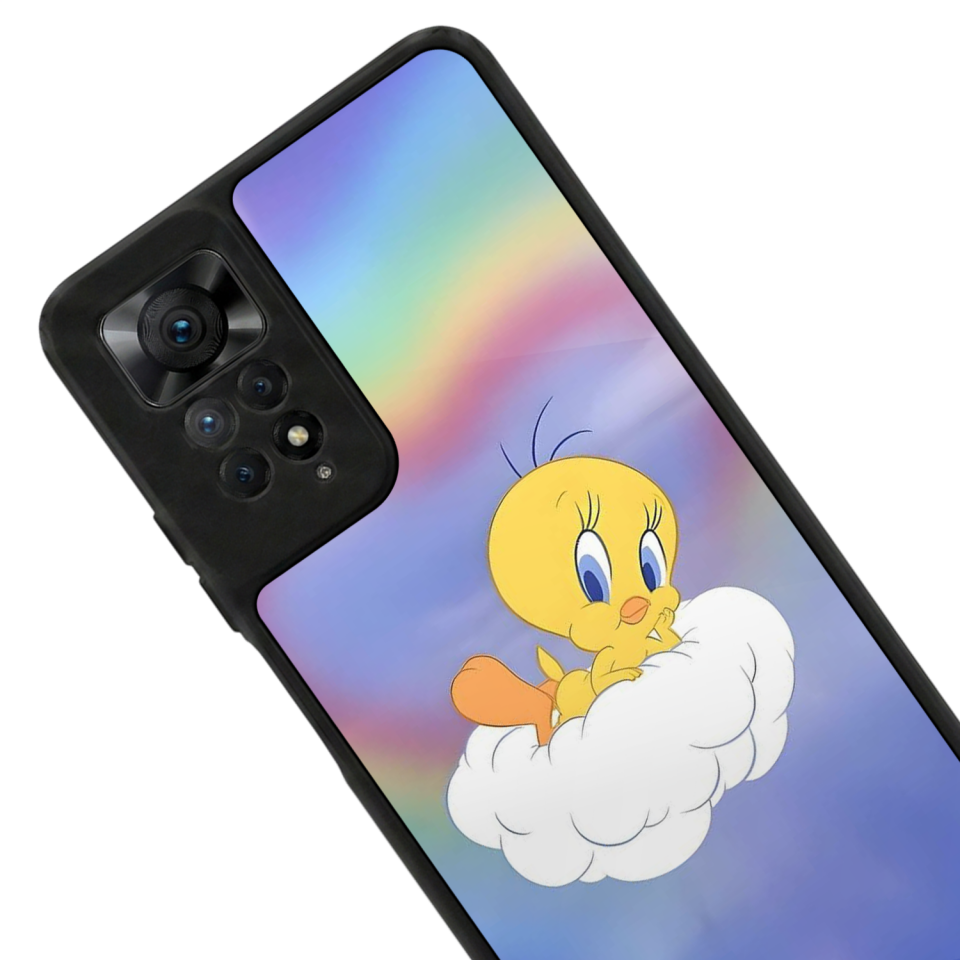 Xiaomi Redmi Note 12 Pro Uyumlu Tweety Tasarımlı Glossy Premium Kılıf