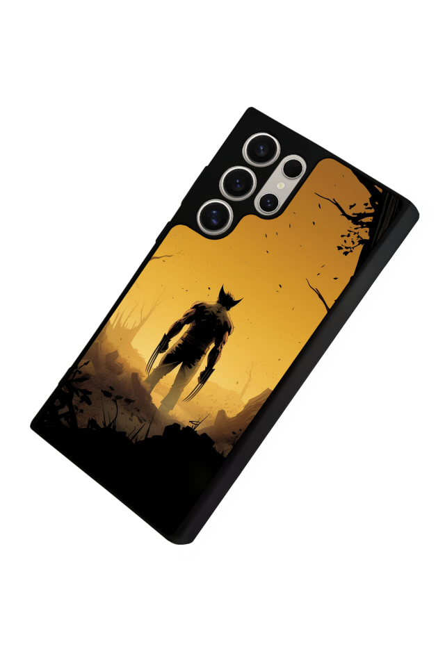 Samsung Galaxy S23 Ultra Uyumlu Wolverine Tasarımlı Glossy Premium Kılıf