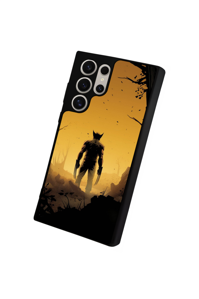 Samsung Galaxy S23 Ultra Uyumlu Wolverine Tasarımlı Glossy Premium Kılıf