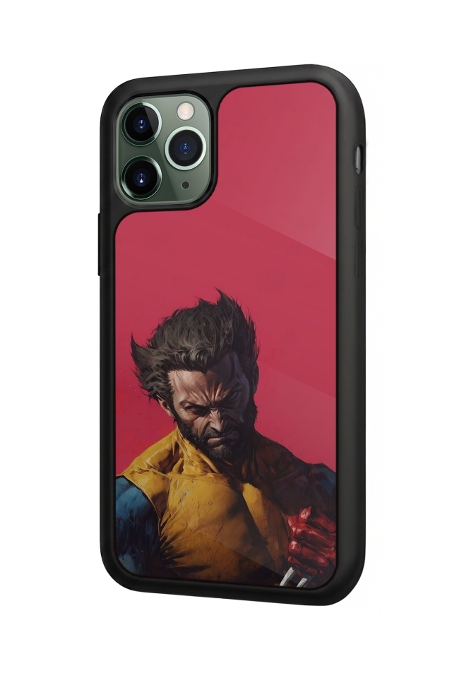 iPhone 11 Pro Uyumlu Wolverine Tasarımlı Glossy Premium Kılıf