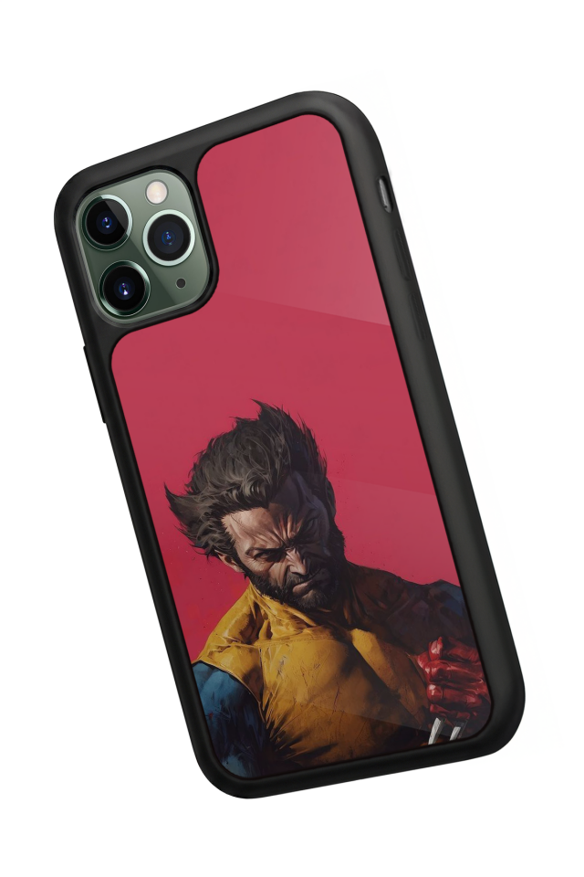 iPhone 11 Pro Uyumlu Wolverine Tasarımlı Glossy Premium Kılıf