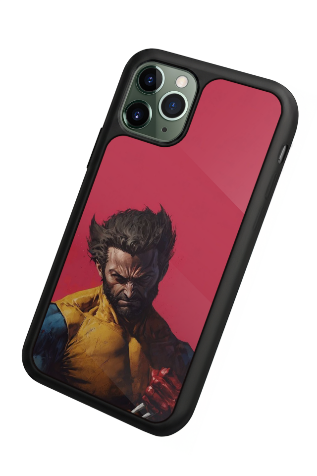 iPhone 11 Pro Uyumlu Wolverine Tasarımlı Glossy Premium Kılıf