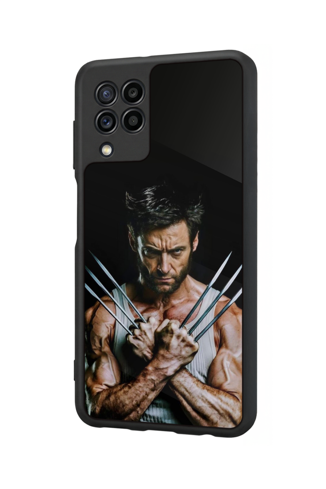 Samsung Galaxy M22 Uyumlu Wolverine Tasarımlı Glossy Premium Kılıf