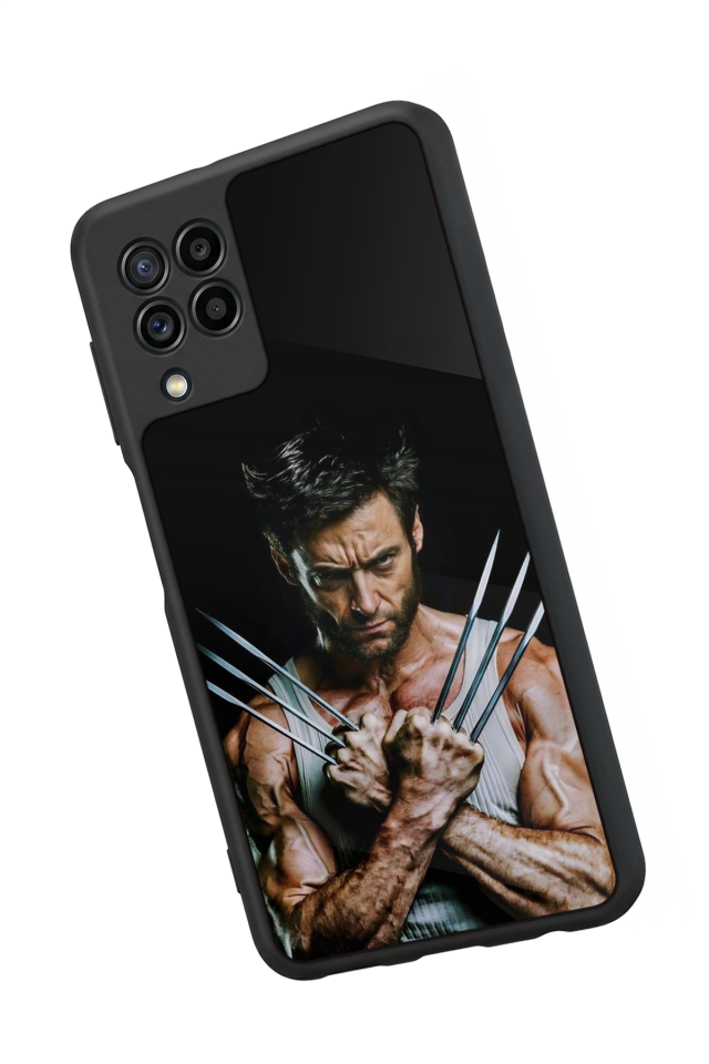 Samsung Galaxy M22 Uyumlu Wolverine Tasarımlı Glossy Premium Kılıf