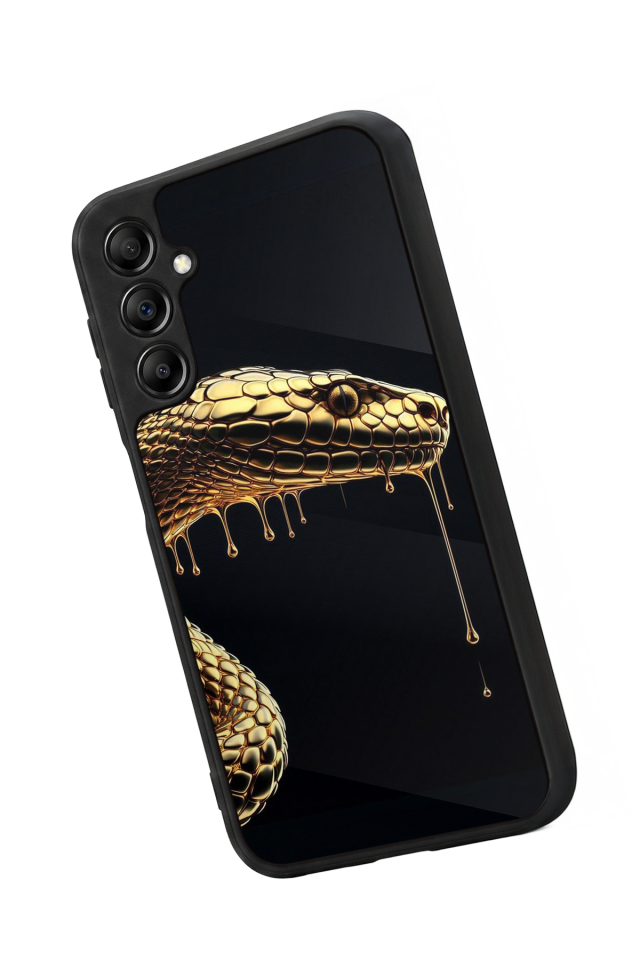 Samsung Galaxy A14 Uyumlu Yılan Tasarımlı Glossy Premium Kılıf