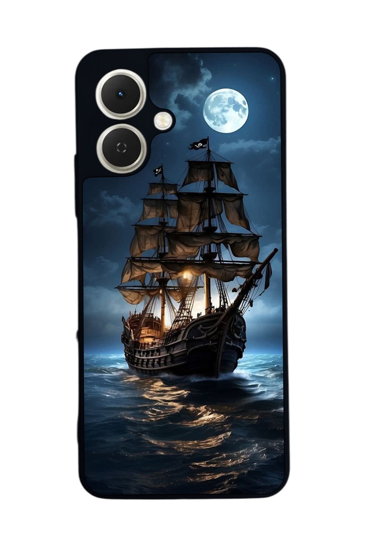 Tecno Spark GO 2 Uyumlu Korsan Tasarımlı Glossy Premium Kılıf