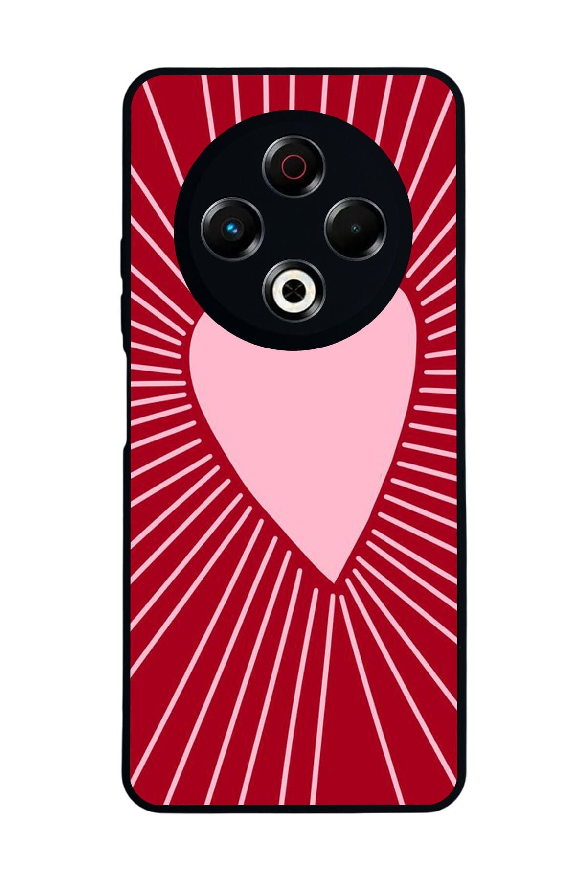 Tecno Spark 30 Uyumlu Kalp Love Tasarımlı Glossy Premium Kılıf