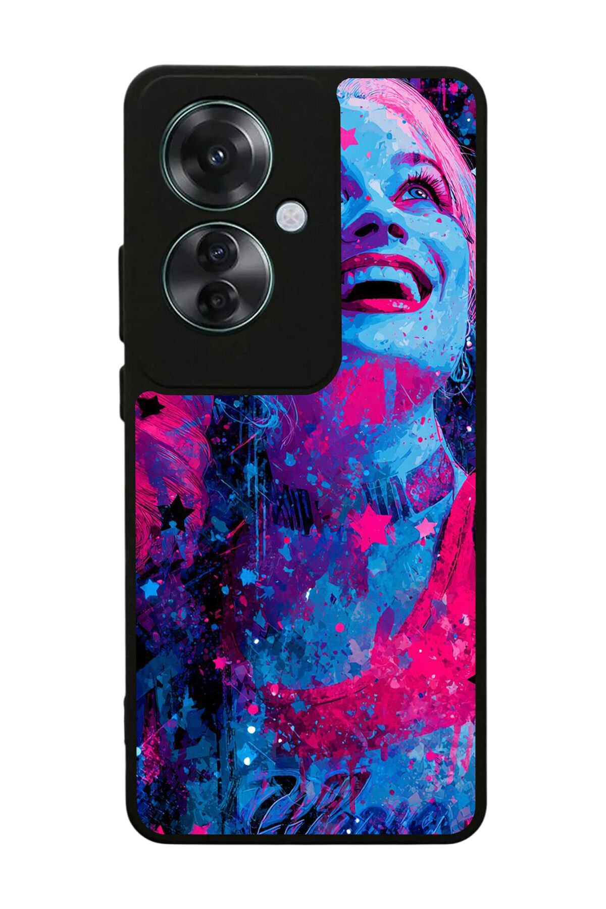 Oppo Reno 11F Uyumlu HarleyQueen Tasarımlı Glossy Premium Kılıf