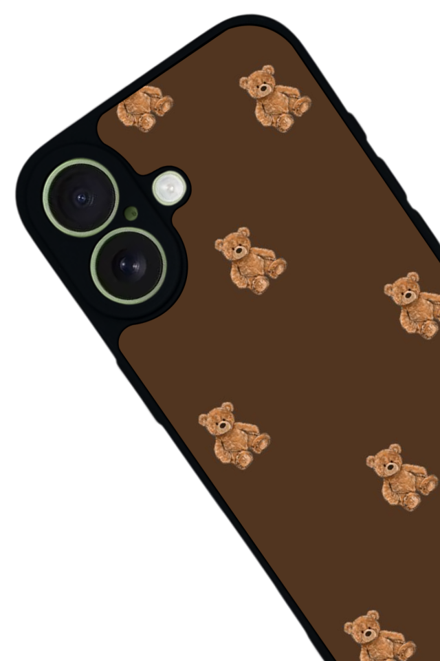 iPhone 17 Uyumlu Ayı Tasarımlı Glossy Premium Kılıf