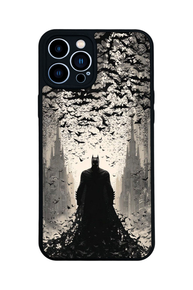 iPhone 13 Pro Max Uyumlu Batman Tasarımlı Glossy Premium Kılıf