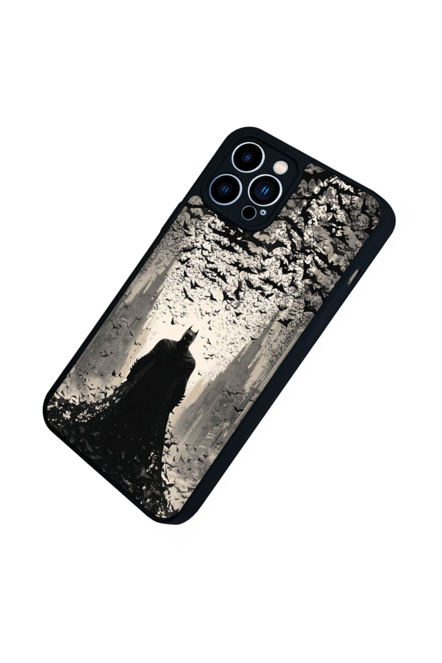 iPhone 13 Pro Max Uyumlu Batman Tasarımlı Glossy Premium Kılıf