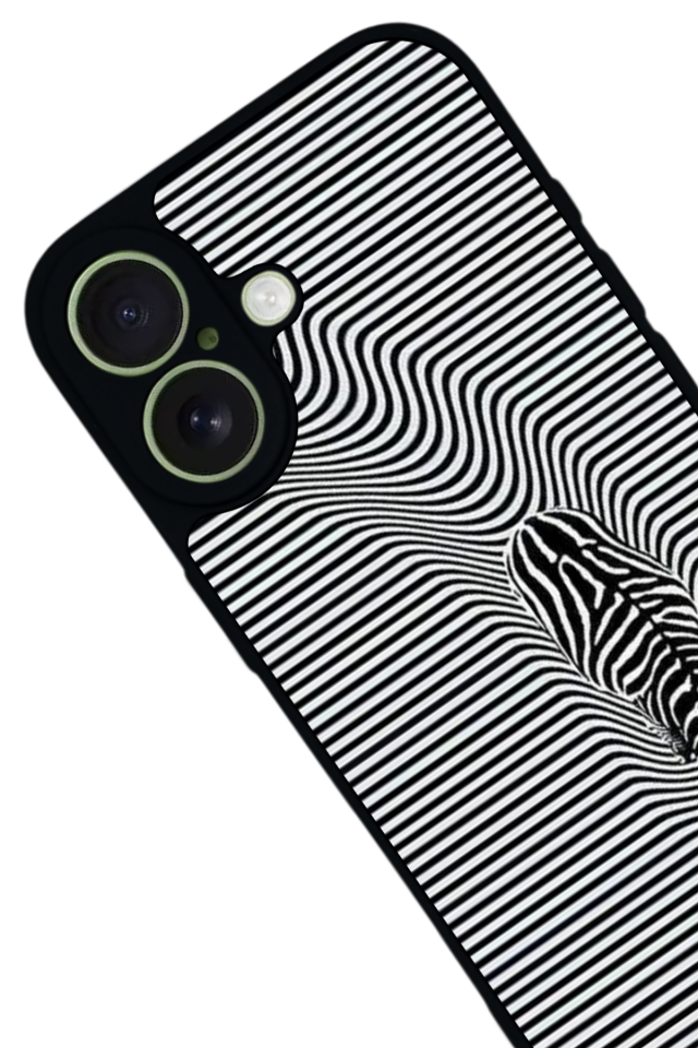 iPhone 17 Uyumlu Çizgi Sanatı Tasarımlı Glossy Premium Kılıf