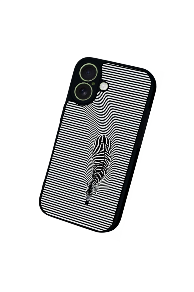 iPhone 17 Uyumlu Çizgi Sanatı Tasarımlı Glossy Premium Kılıf